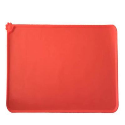 Cat and Dog Silicone Feeding Mat, Large 21 x 14 in, Waterproof and Non-Slip