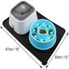 Cat and Dog Silicone Feeding Mat, Large 21 x 14 in, Waterproof and Non-Slip view 3
