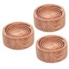 Mobestech 3-Piece Wooden Diffuser for Essential Oils, Portable Scent Dispenser for Car and Office view 1