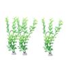 Angoily 3-Pack Artificial Green Plastic Plants for Aquarium Decoration view 1