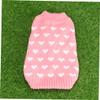 Angoily Knit Sweater for Dogs with Heart Pattern view 2