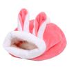 DOITOOL Plush Hamster Warm Bed in Rabbit Shape view 1