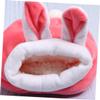 DOITOOL Plush Hamster Warm Bed in Rabbit Shape view 2