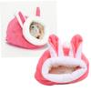 DOITOOL Plush Hamster Warm Bed in Rabbit Shape view 3