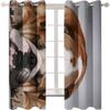 3D Dog-Print Blackout Curtains, Polyester, 2-Pack view 4