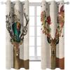 3D Moose Blackout Curtains for Kids’ Rooms view 2
