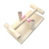 FOMIYES Creative Parrot Seesaw Climbing Toy for Small Rodents view 1