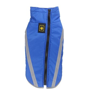DSOUWEH Dog Jacket for Large Dogs, Reflective Waterproof Polyester, Blue, 4XL