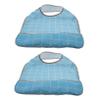 Adult Bibs, 2-Pack, Blue, TPU and Polyester view 1