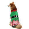 Kingke Red and Green Festive Elf Costume for Dogs view 1