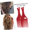 Afro Comb Pack, Plastic, 12 Teeth, for Thick, Curly Hair view 4