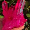 WIOSEN Aura Angel Natural Red Quartz Crystal Cluster, One Size view 2