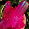 WIOSEN Aura Angel Natural Red Quartz Crystal Cluster, One Size view 4