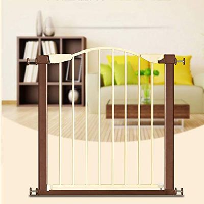 FLYIFE Pet Safety Gate, Metal Stair Gate, Easy to Open, Automatically Closing, for Doors, Hallways, Stairs, Stair Railings and Balusters, 65–68 cm