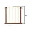 FLYIFE Pet Safety Gate, Metal Stair Gate, Easy to Open, Automatically Closing, for Doors, Hallways, Stairs, Stair Railings and Balusters, 65–68 cm view 2