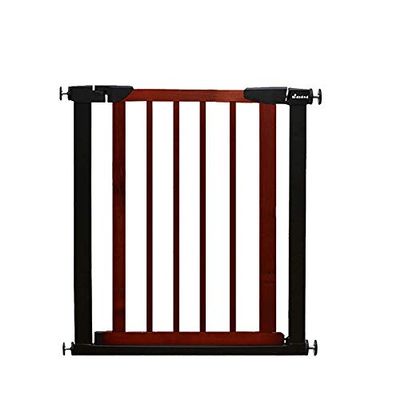 FLYIFE Wooden Pressure-Mounted Pet Gate for Stair Railings, 166–173 cm