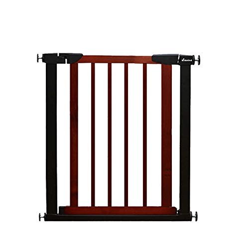 FLYIFE Wooden Pressure-Mounted Pet Gate for Stair Railings, 166–173 cm