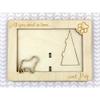 Art-Dog Engraved Photo Frame for Dogs - Personalized Wooden Frame view 1