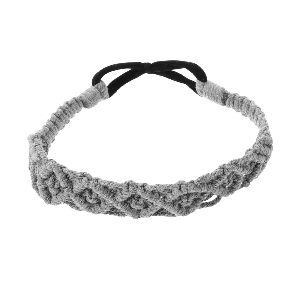 Housoutil Boho Knitted Headband for Women, Handmade Cotton