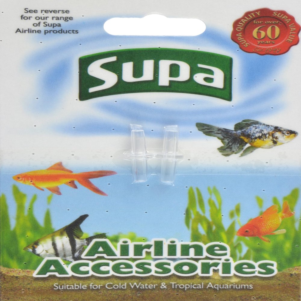 Supa Airline Straight Connector x 2