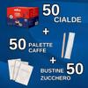 Lavazza Crema e Gusto Set: 50 Coffee Capsules, 50 Stirrers & 50 Sugar Packets view 2