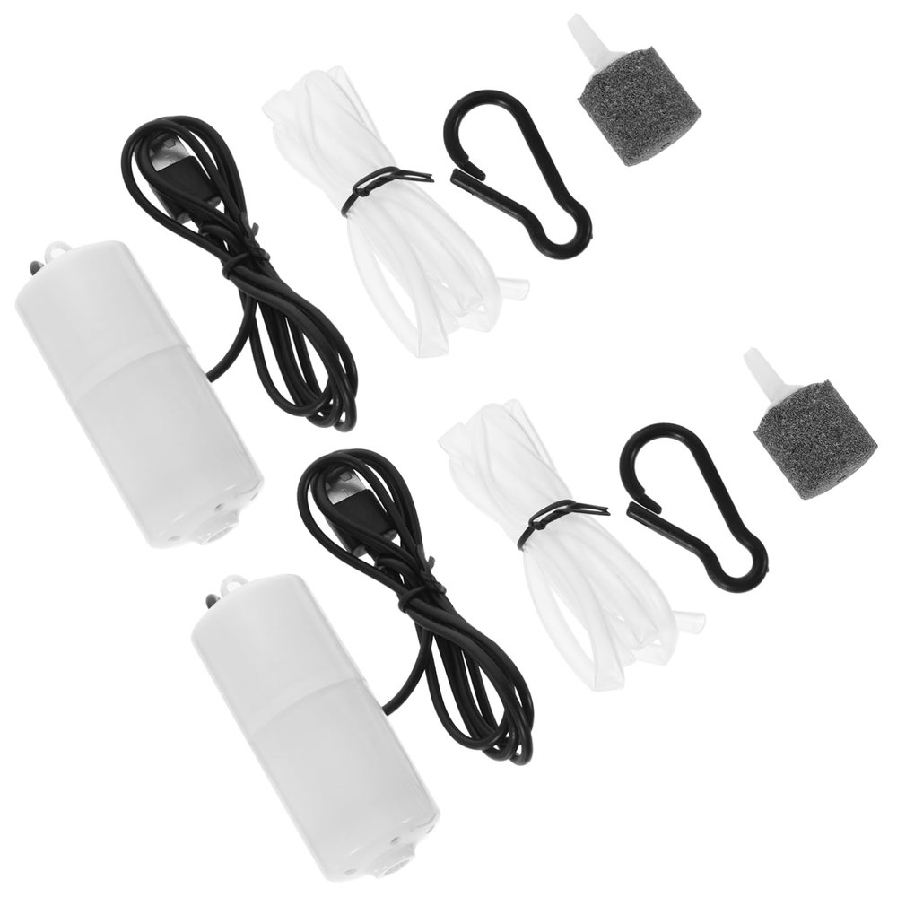 Angoily 2 Set Small Aquarium Air Pumps