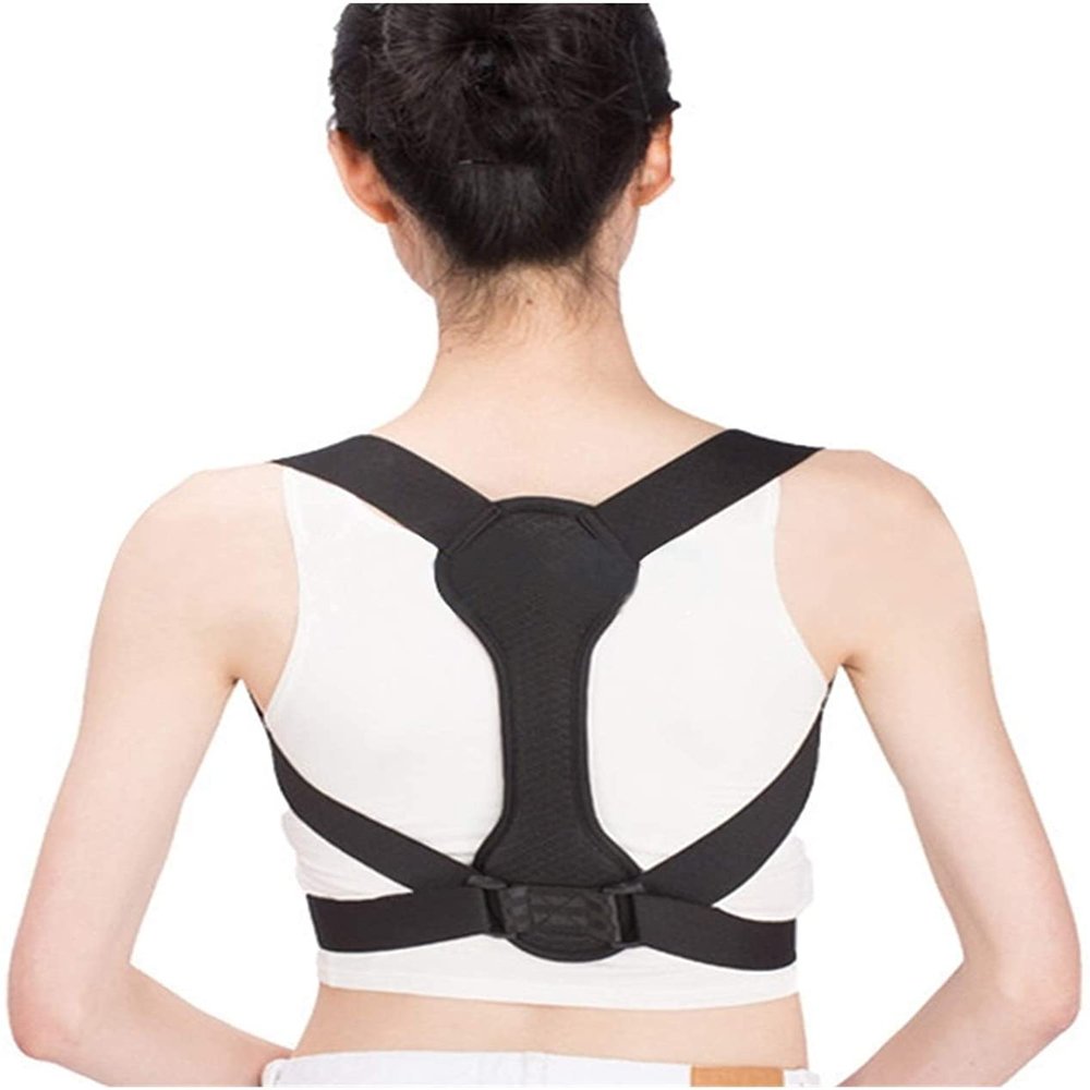 TILEZE Adjustable Posture Corrector Brace, Back, Shoulder and Lumbar Support Belt