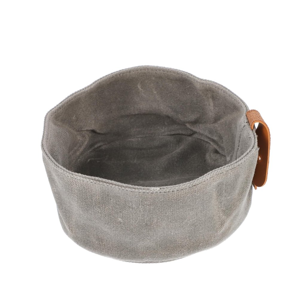 Angoily Foldable Waterproof Canvas Travel Bowl for Dogs