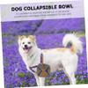 Angoily Foldable Waterproof Canvas Travel Bowl for Dogs view 4