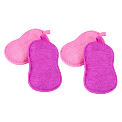DOITOOL 8-Piece Peanut-Shaped Bath Sponges for Boys and Girls, Soft Double-Sided Shower Sponges for Gentle Cleansing and Skin Care