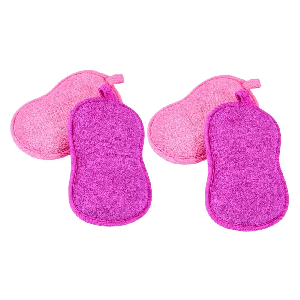 DOITOOL 8-Piece Peanut-Shaped Bath Sponges for Boys and Girls, Soft Double-Sided Shower Sponges for Gentle Cleansing and Skin Care