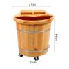 Wooden Foot Bath Bucket, 40 cm view 2