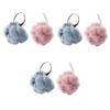 DOITOOL 6-Pack Mesh Bath Poufs, Pink view 1