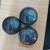 WIOSEN Positive Energy Crystal, Natural Labradorite Crystal Ball, Polished, 60 mm, for Home Decoration view 3