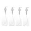 4-Piece 500 ml Refillable Pump Bottles, PET and PP view 1