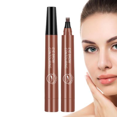 4-Prong Waterproof Microblading Eyebrow Pencil