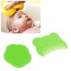 Baby Bath Brush Set, 2-Piece Silicone Scalp Brush and Comb, Green view 4