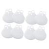 Mobestech 4 Pairs Forefoot Pads with Double Holes, Comfortable Non-Slip Half Insoles for Men and Women view 1