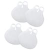 Mobestech 4 Pairs Forefoot Pads with Double Holes, Comfortable Non-Slip Half Insoles for Men and Women view 2