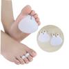 Mobestech 4 Pairs Forefoot Pads with Double Holes, Comfortable Non-Slip Half Insoles for Men and Women view 4