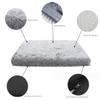 Dog Bed / Cat Cave Bed for Medium and Extra-Large Dogs, Pink Plush, Removable Cover (Color C, 75 × 50 × 5 cm) view 4
