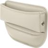 Obumi Car Seat Gap Organizer for Pick-Up Leaf, PU Leather, Beige view 1
