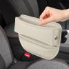 Obumi Car Seat Gap Organizer for Pick-Up Leaf, PU Leather, Beige view 3