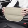 Obumi Car Seat Gap Organizer for Pick-Up Leaf, PU Leather, Beige view 4