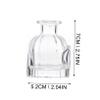 Amosfun Refillable Glass Diffuser Bottles for Essential Oils, 3-Pack, 50 ml view 2