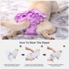 Hixingo 3-Pack Dog Diapers for Female Dogs view 3