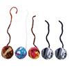 Angoily 5-Piece Interactive Cat Ball Toys with Bells and Colorful Yarn view 1