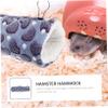 Angoily Plush Hamster Tunnel with Hammock, Warm and Safe view 2