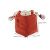 FOMIYES Dog Treat Training Pouch with Drawstring, Portable, Brown view 2
