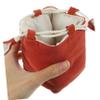 FOMIYES Dog Treat Training Pouch with Drawstring, Portable, Brown view 4
